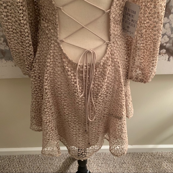 Free People Kaya Sequin Lace Dress - Picture 12 of 12